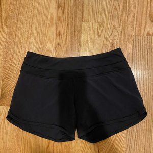 Lululemon 4" inseam black shorts